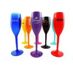 Mumm Branded Wine Accessories Coloured Acrylic Polycarbonate Champagne Flutes