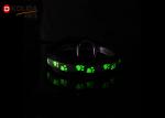 Safety Pet Night Light LED Dog Collar , 3 Sizes Nylon Glow In The Dark Collar