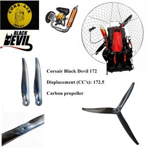China Corsair BlackBee/BlackBull/CorsairM19Y /Black Magic/Corsair M21/Corsair M25Y/Black Devil paramotor carbon propeller factory