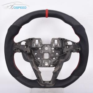 China 350mm Gloss Black Ford Ranger Carbon Steering Wheel Special Custom factory
