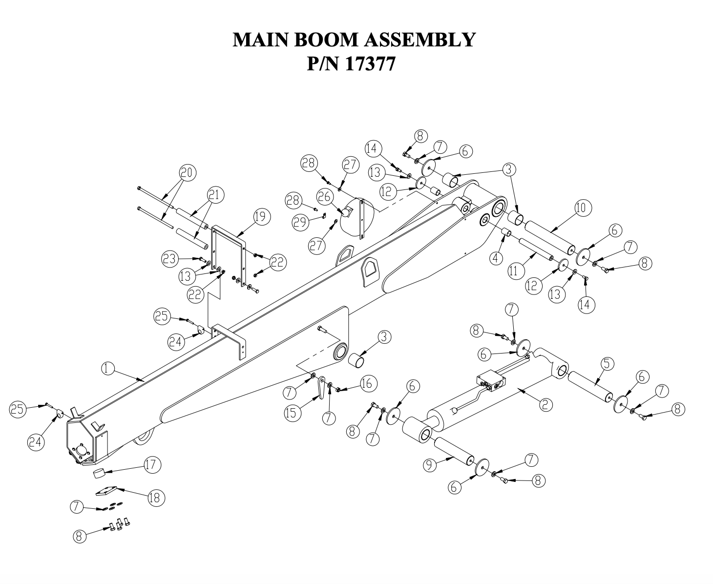 032DXR032 composite bushing
