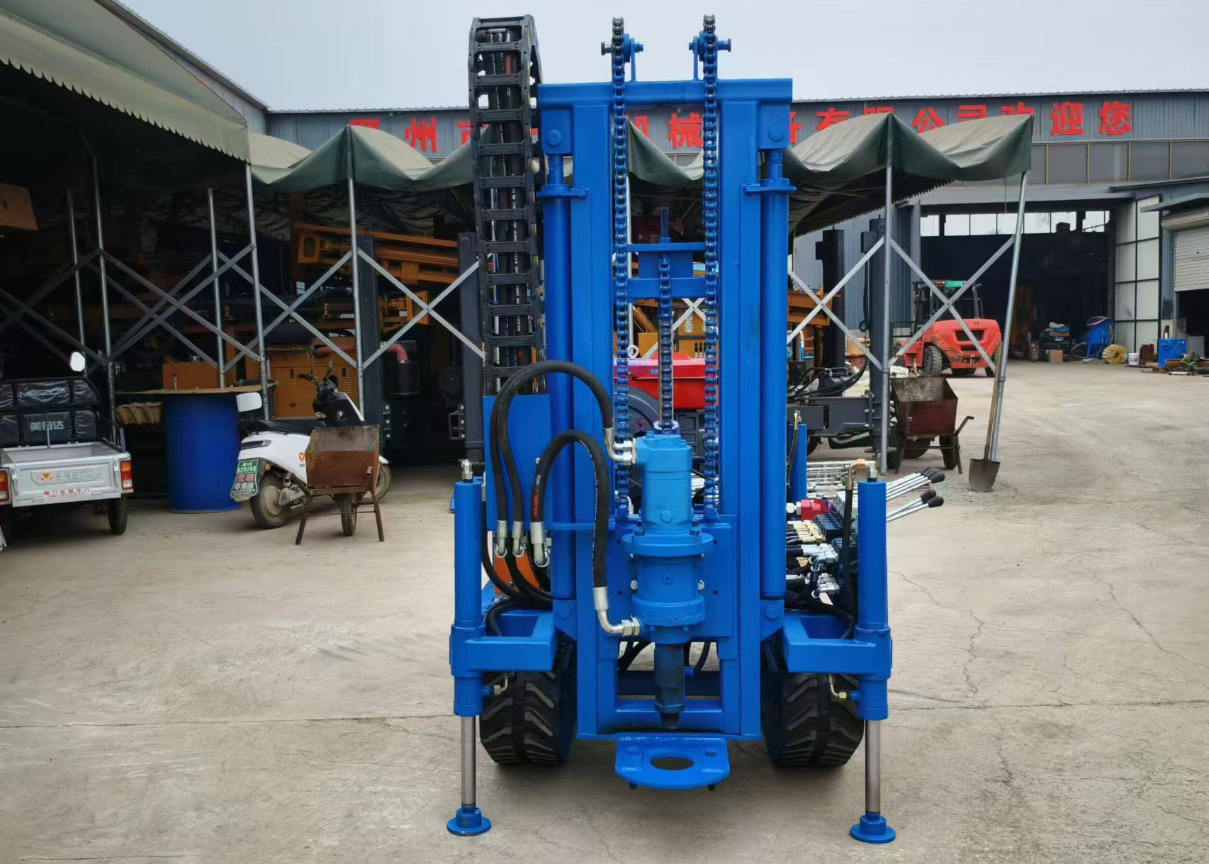 1.5m Drill Pipe Length Rock Drilling Rig Exploration With 50-100mm Diameter