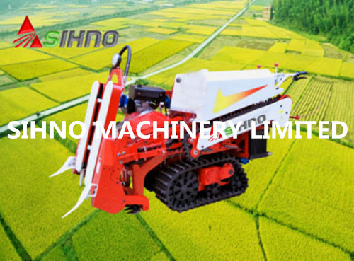 2017 Half Feed Harvester and Mini Rice Combine Harvester