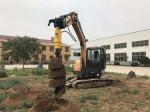 Hole Digging Machine Excavator Skid Steer Attachments Hydraulic Earth Auger