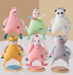 Baby comfort blanket with Plush Stuffed soft toy 40*26cm