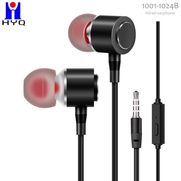 10mm Speaker Wired Metal Earbuds Noise Cancelling Stereo Heave Bass Earphones