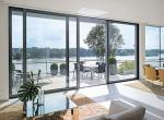 Telescoping Mirror Closet Aluminium Sliding Glass Doors