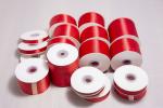 Polyester 0.6cm Double Sided Satin Ribbon For Packing