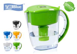 China BPA Free Wellblue Alkaline Water Pitcher , Popular Alkaline Filter Jug factory