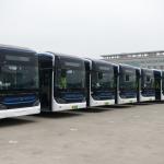 12 Meters Long Distance Electric Bus Luxury Passenger Bus Drive Range 280km