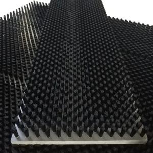 China Custom Industrial PVC HDPE Base Board Tufted Scrub Plate Cleaning Brush factory