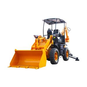 China 4x4 Mini Tractor Loader Backhoe Eight Leg Hydraulic Pilot factory