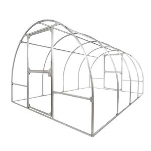 China Galvanized Hoop House Tubing Coarse Thread For Tunnel Greenhouse Agricultural factory