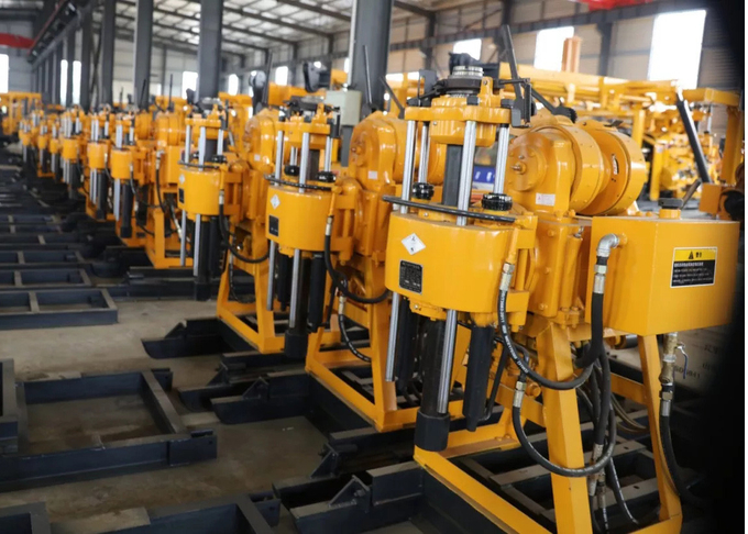Coring Investigation XY-1A 150 Meters Hydraulic Wheels Mounted Drilling Rig