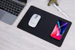 Mobile accessories wireless charger New Creative PU Leather Mouse Pad for iPhone