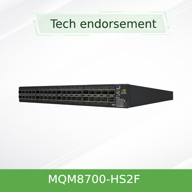 China MQM8700-HS2F(920-9B110-00FH-0MD)  Mellanox Network Switch Accelerate HPC And AI Applications on sale