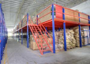 China Customized Warehouse Storage Steel Mezzanine Floor Racking With Long Span factory