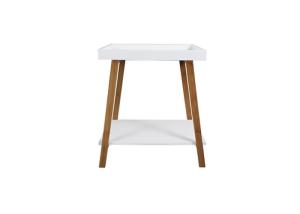 China 54cm Height Bamboo Legs Tray BSCI Mdf Shoe Rack factory