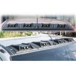 Matte Black Top Cover Front Car Spoiler Light For MItsubishi Triton L200 2019