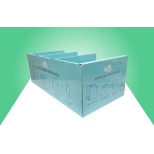 Costco Backbag Cardboard PDQ Trays , Stackup Design PDQ Display Boxes