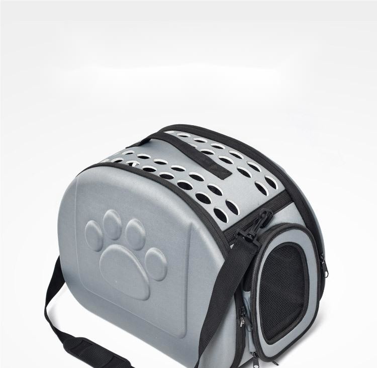 Stylish Cross-Body Breathable Foldable Outdoor Carrying Bag Portable Pet Car Bag
