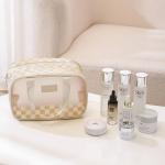 Double-Layer Dry And Wet Separation Makeup Storage Bag Portable Travel