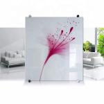 3mm-12mm Thickness Glass Panel for Hotel Silk Screened in Living Room and
