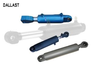 China Steel Agricultural Steer Loader Hydraulic Oil Cylinders Double Acting With Piston factory