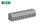 Pitch 5.0mm Spring Screwless Terminal Block 300V 10A 2-24 Poles 16-26 AWG