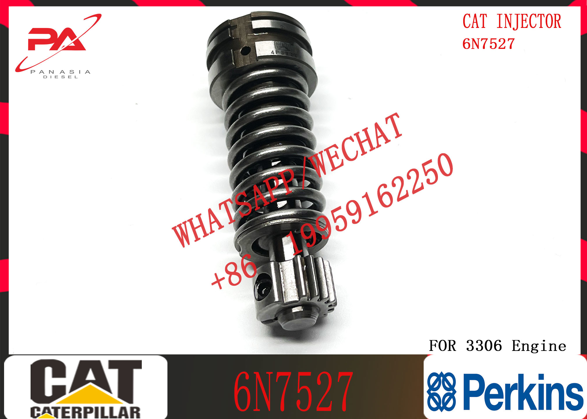 Fuel Injection Pump Plunger 1w6541 4p9830 9h5797 6n7527 1W6541 7W6929 6N782 Plunger Barrel Element for CAT 3304