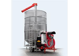China 26 Ton Multiple Fuel Portable Grain Dryer / Mobile Grain Dryer With Fast Drying Speed factory