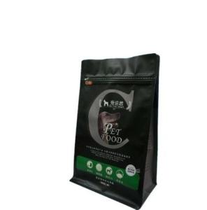 China Custom Order High Quality Flat Bottom Dog Food Packaging Feed Bags For Sale factory