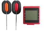 Food Grade Bluetooth Grill Thermometer , Bluetooth Cooking Thermometer Red /