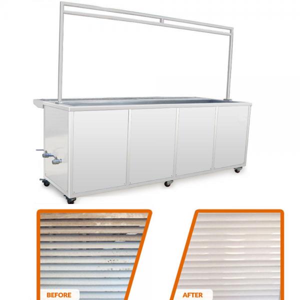 China 10 Ft Ultrasonic Blind Cleaning Equipment Wash And Rinse Heated Ultrasonic Tank factory