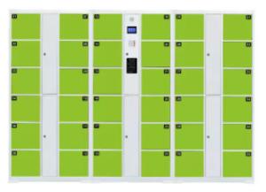 China Odm Express Muchn Mailbox Parcel Locker Electrostatic Powder Coating Surface factory