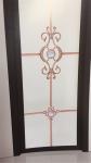 Electroplating Bronze Windows Georgian Bar Decorative Flowers