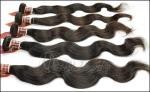 Remy 100G Indian Virgin Human Hair Extensions Body Wave Natural Black