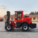 3-6 Ton Diesel Four Wheel Drive Rough Terrain Off Road Forklift Cross Country
