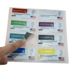 vial Bottles Waterproof 10ml Glass Vial Labels