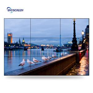 China Indoor 4K Video Wall Lcd Monitors 3.5mm Video Wall 49 Inch 2x2 3x3 factory