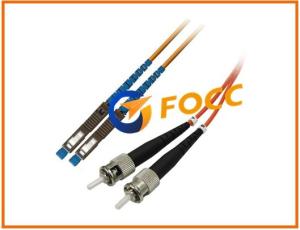 China PVC Jacket ST to MU Fiber Optic Patch Cables Multimode Duplex OM1 , 2.0mm factory