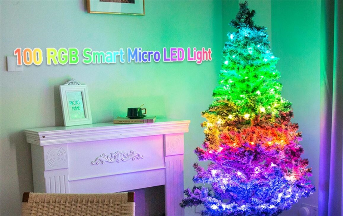 Voice Controlled 100L Super Bright Micro RGB Smart Light