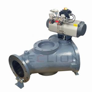 China Wear Resistant Pendulum Diverter Valve 3 Way DN50-DN400 factory