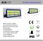 Aluminum waterproof IP66 big size led flood light COB 600W LED Flood lighting