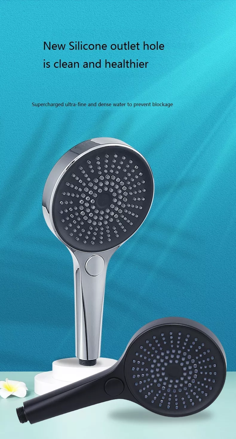 Contemporary Design Single Handle Matte Black Handheld Hand Shower Head For Bathroom