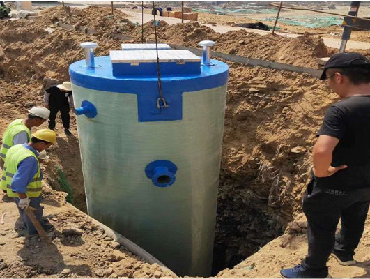Multi Function Submersible Prefabricated Pump Station For Wastewater Treatment