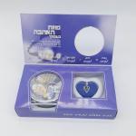 Custom Color Box Love Pearl Necklace Gift Box With Fashion Cage Pendant for