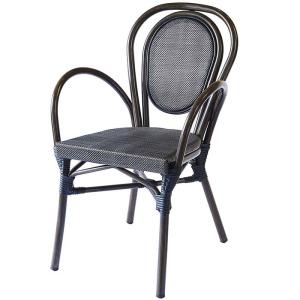 China All Weather Textilene Small CBM Restaurant Patio Chairs factory