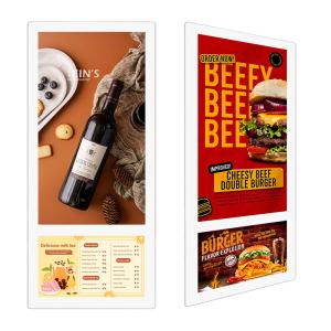 China Ultra Slim Elevator LCD Display Double Screen Monitor LCD Advertising Display factory