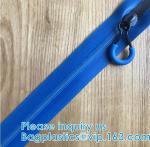 Water-Resistant Zipper, TPU Gastight Waterproof Zippers, Metal, Nylon, Stopper,